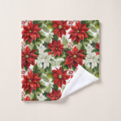 Custom Name Bath Towels Traditional Holiday Gift Badhandtuch Set (Waschlappen)