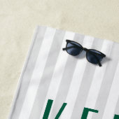 Custom Name Beach Towel - Resort Strandtuch (Beispiel)