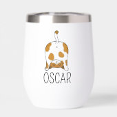 Custom Name Best Cat Dad Personalized Coffee Cup (Rückseite)
