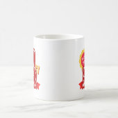 Custom Name Best Dad No 1 Father's Day Gift Kaffeetasse (Mittel)