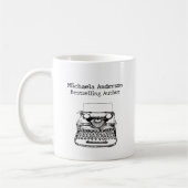 Custom Name Bestselling Author Writer Gift Kaffeetasse (Links)
