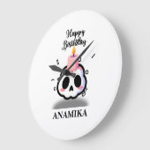 Custom Name Birthday Große Wanduhr (Winkel)