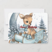 Custom Name Birthday Invitation | Cute Design Einladung (Vorderseite)