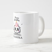 Custom Name Birthday Jumbo-Tasse (Vorderseite Rechts)