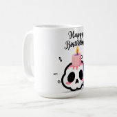 Custom Name Birthday Kaffeetasse (Vorderseite Links)