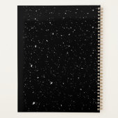 Custom Name Black & White Checkered Planner Planer (Rückseite)