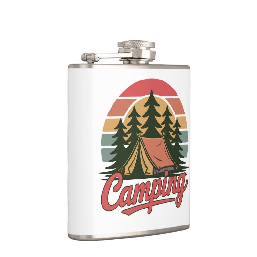 Custom Name Camping Flachmann (Rechts)