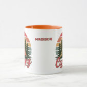 Custom Name Camping Tasse (Zentrum)