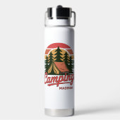 Custom Name Camping Trinkflasche (Hinten)