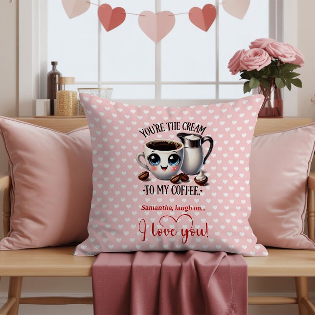 Custom Name Cartoon Fruit Funny Valentine Pillow Kissen (Custom Name Cartoon Fruit Funny Valentine Pillow

)
