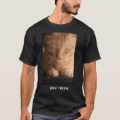 Custom Name Cat T-Shirt (Vorderseite)