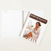 Custom name chic Self care journal  Planer (Anzeige)