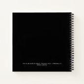 Custom Name Christian Saved Est Devotional  Notizblock (Rückseite)