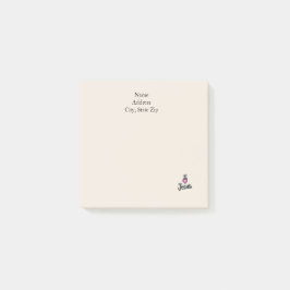 Custom Name Church Office I Love Jesus Notepad Post-it Klebezettel