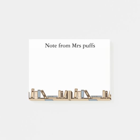 Custom Name Classroom Environmental educators gift Post-it Klebezettel (Vorderseite)