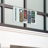 Custom Name & Color Camping Banner (Äußeres Gebäude)