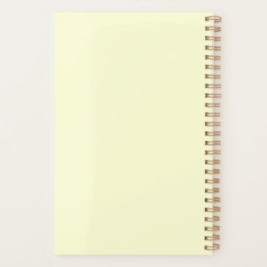 Custom name colorful modern yearly geometry planer (Rückseite)