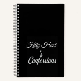 Custom Name Confessions Notebook Gift Notizblock