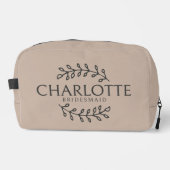 Custom Name Cosmetic Bag for Bachelorette Party Waschbeutel (Vorderseite)