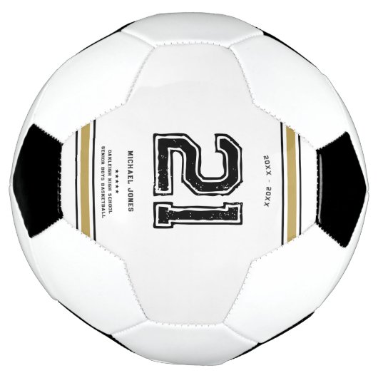 Custom Name Create Your Own | Personalized Number Fußball (Gedreht)