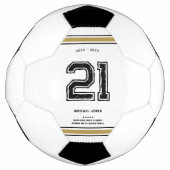 Custom Name Create Your Own | Personalized Number Fußball (Vorderseite)