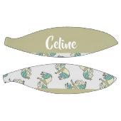 Custom name cute horses pattern basketball (Panele)