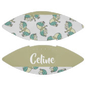 Custom name cute horses pattern football (Paneele)