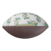 Custom name cute horses pattern football (Gedreht 90)