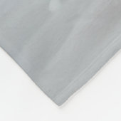 Custom Name Cute Snowman Christmas Fleecedecke (Ecke)