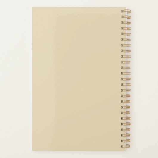 Custom Name Daily Expense Tracker Planner Planer (Rückseite)