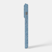 Custom Name Denim Jeans Phone Case iPhone Hülle (Linke Seite)