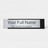 Custom Name Desk Name Plate for Office Decor Schreibtischnamensplakette (Vorderseite )