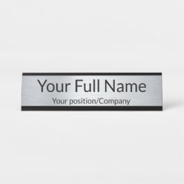 Custom Name Desk Name Plate for Office Decor Schreibtischnamensplakette
