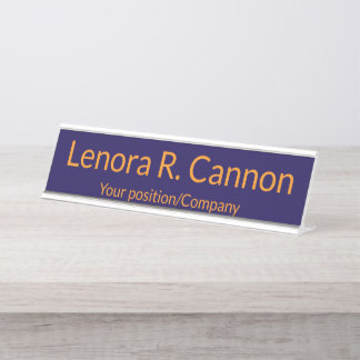 Custom Name Desk Name Plate for Office Decor Schreibtischnamensplakette
