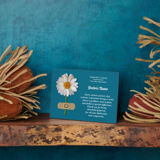 Custom Name Doctor Appreption Gift Platte Fotoplatte (Seite)