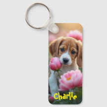 Custom Name Dog Cat Lover Double Photo Pet
