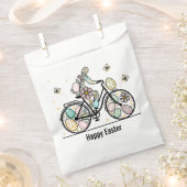 Custom Name Easter Bicycle Design Geschenktütchen (Ausgeschnitten)