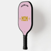 Custom Name Elegant Sports Pink Design  Pickleball Schläger (Links)