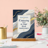 Custom Name Employee 10 Year Work Anniversary Acrylschild (Hochzeit)