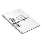 Custom Name Encouraging Scripture Psalm 1:3  Notizblock (Rechte Seite)