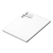 Custom Name Encouraging Scripture Psalm 1:3 Notizblock (Rotiert)