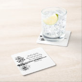 Custom Name Encouraging Scripture Psalm 1:3 Rechteckiger Pappuntersetzer (Vor Ort)