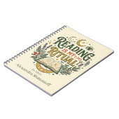 Custom Name Ex Libris Reading Is My Ritual Notizblock (Linke Seite)