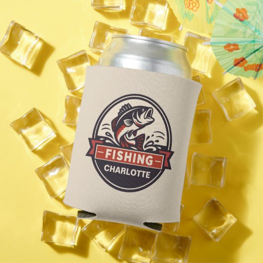 Custom Name Fishing Dosenkühler (In Situ Sommer)