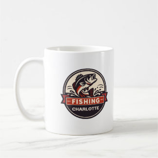 Custom Name Fishing Kaffeetasse