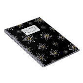 Custom Name Floral Notebook Notizblock (Rechte Seite)