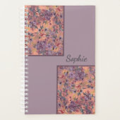 Custom Name Floral Planner Notebook Planer (Vorderseite)