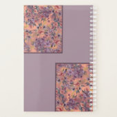 Custom Name Floral Planner Notebook Planer (Rückseite)