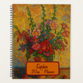 Custom Name Floral Planner Planer (Vorderseite)