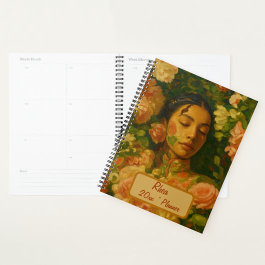 Custom Name  Floral Planner Planer (Anzeige)